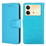 For Xiaomi Redmi Note 13R Pro 5G Crystal Texture Leather Phone Case(Sky Blue)