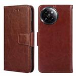 For Xiaomi Civi 4 Pro Crystal Texture Leather Phone Case(Brown)