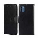 For Nokia C300 4G US Version Crystal Texture Leather Phone Case(Black)