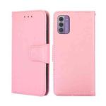 For Nokia G42 5G Crystal Texture Leather Phone Case(Pink)