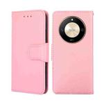 For Honor X50 5G Crystal Texture Leather Phone Case(Pink)