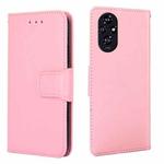 For Honor 200 5G Crystal Texture Leather Phone Case(Pink)