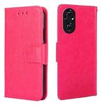 For Honor 200 5G Crystal Texture Leather Phone Case(Rose Red)