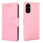 For Honor 200 Pro 5G Crystal Texture Leather Phone Case(Pink)