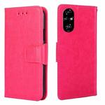 For Honor 200 Pro 5G Crystal Texture Leather Phone Case(Rose Red)