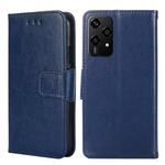 For Honor 200 Lite 5G Global Crystal Texture Leather Phone Case(Royal Blue)