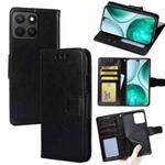 For Honor X8c 4G Crystal Texture Leather Phone Case(Black)