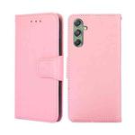 For Samsung Galaxy M34 5G / F34 5G Crystal Texture Leather Phone Case(Pink)
