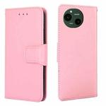 For Sharp Aquos R9 Crystal Texture Leather Phone Case(Pink)