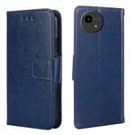 For Sharp Aquos Wish Crystal Texture Leather Phone Case(Royal Blue)