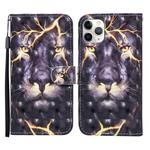 For iPhone 11 Pro 3D Painted Pattern Horizontal Flip Leather Case with Holder & Wallet & Card slot & Lanyard(Thunder Lion)