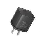 Baseus OS-GaN5S Gallium Nitride 30W Type-C Fast Charger, US Plug(Black)