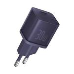 Baseus OS-GaN5S Gallium Nitride 30W Type-C Fast Charger, EU Plug(Purple)