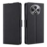 For OPPO Reno12 F 5G Ultra-thin Voltage Side Buckle Horizontal Flip Leather Phone Case(Black)