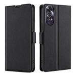 For OPPO A60 4G Global Ultra-thin Voltage Side Buckle Horizontal Flip Leather Phone Case(Black)