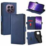 For OPPO A5 5G 2025 Global Ultra-thin Voltage Side Buckle Horizontal Flip Leather Phone Case(Blue)
