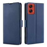 For Motorola Moto G Stylus 5G 2024 Ultra-thin Voltage Side Buckle Horizontal Flip Leather Phone Case(Blue)