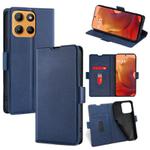 For Motorola Moto G15 / G15 Power Ultra-thin Voltage Side Buckle Horizontal Flip Leather Phone Case(Blue)