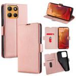 For Motorola Moto G15 / G15 Power Ultra-thin Voltage Side Buckle Horizontal Flip Leather Phone Case(Rose Gold)