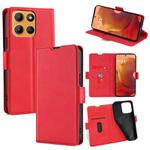 For Motorola Moto G15 / G15 Power Ultra-thin Voltage Side Buckle Horizontal Flip Leather Phone Case(Red)