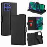 For Motorola Moto G Stylus 5G 2025 Ultra-thin Voltage Side Buckle Horizontal Flip Leather Phone Case(Black)