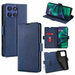 For Motorola Moto G Stylus 5G 2025 Ultra-thin Voltage Side Buckle Horizontal Flip Leather Phone Case(Blue)
