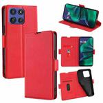 For Motorola Moto G Stylus 5G 2025 Ultra-thin Voltage Side Buckle Horizontal Flip Leather Phone Case(Red)