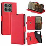 For Motorola Edge 60 Pro 5G Ultra-thin Voltage Side Buckle Horizontal Flip Leather Phone Case(Red)