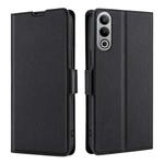 For OnePlus Nord CE4 Ultra-thin Voltage Side Buckle Horizontal Flip Leather Phone Case(Black)