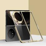 For Honor Magic V5 6D Electroplating PC Shockproof Phone Case(Gold)