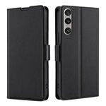 For Sony Xperia 1 VI Ultra-thin Voltage Side Buckle Horizontal Flip Leather Phone Case(Black)