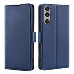 For Sony Xperia 1 VI Ultra-thin Voltage Side Buckle Horizontal Flip Leather Phone Case(Blue)