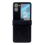 For OPPO Find N2 Flip Hinge Plush PC Phone Case(Black)