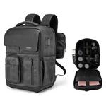 Cwatcun D97 Professional Photography Bag Mirrorless/SLR Multifunctional Backpack Camera Bag, Size:44 x 34 x 20.5cm(Black)