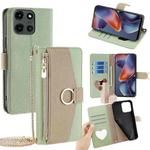 For Motorola Moto G 5G 2025 Crossbody Litchi Texture Leather Phone Case(Green)