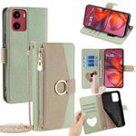 For Motorola Moto G05 Crossbody Litchi Texture Leather Phone Case(Green)