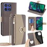 For Motorola Moto G Stylus 5G 2025 Crossbody Litchi Texture Leather Phone Case(Grey)