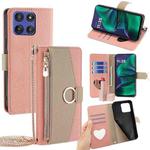For Motorola Moto G Stylus 5G 2025 Crossbody Litchi Texture Leather Phone Case(Pink)