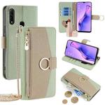 For OPPO A8 / A31 2020 Crossbody Litchi Texture Leather Phone Case(Green)