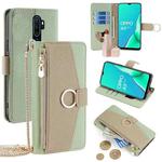 For OPPO A9 2020 / A11x / A5 2020 Crossbody Litchi Texture Leather Phone Case(Green)