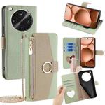 For OPPO Find X8 Ultra 5G Crossbody Litchi Texture Leather Phone Case(Green)