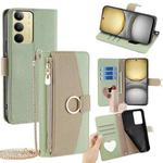 For Realme C75 4G / 14x 5G Global Crossbody Litchi Texture Leather Phone Case(Green)