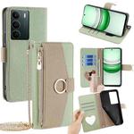 For Realme C71 4G Crossbody Litchi Texture Leather Phone Case(Green)