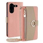 For Tecno Pova 5 Pro Crossbody Litchi Texture Leather Phone Case(Pink)