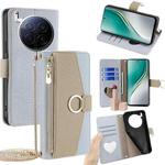 For Tecno Camon 40 Premier 5G Crossbody Litchi Texture Leather Phone Case(Blue)