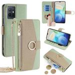 For vivo Y75 5G/Y55 5G/T1 5G Foreign Crossbody Litchi Texture Leather Phone Case(Green)