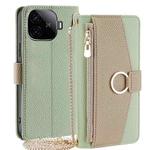 For vivo iQOO Z9 Turbo Crossbody Litchi Texture Leather Phone Case(Green)