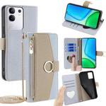 For vivo Y29 4G Global Crossbody Litchi Texture Leather Phone Case(Blue)