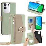 For vivo Y29 4G Global Crossbody Litchi Texture Leather Phone Case(Green)