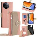 For vivo Y39 5G Global Crossbody Litchi Texture Leather Phone Case(Pink)